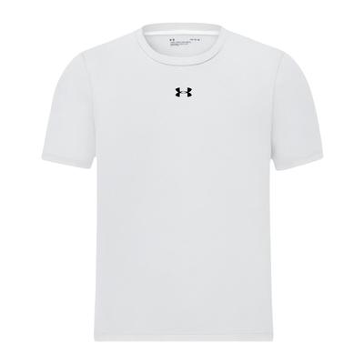 Avslappet Pustende Hurtigtørkende Løs Rund Hals Kort Erme T-skjorte Unisex Topper Hvit 25500505-100