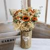 Sunflower Teddy Dried Flower Bouquet - Yunnan Natural Air-Dried Arrangement for Living Room Decor