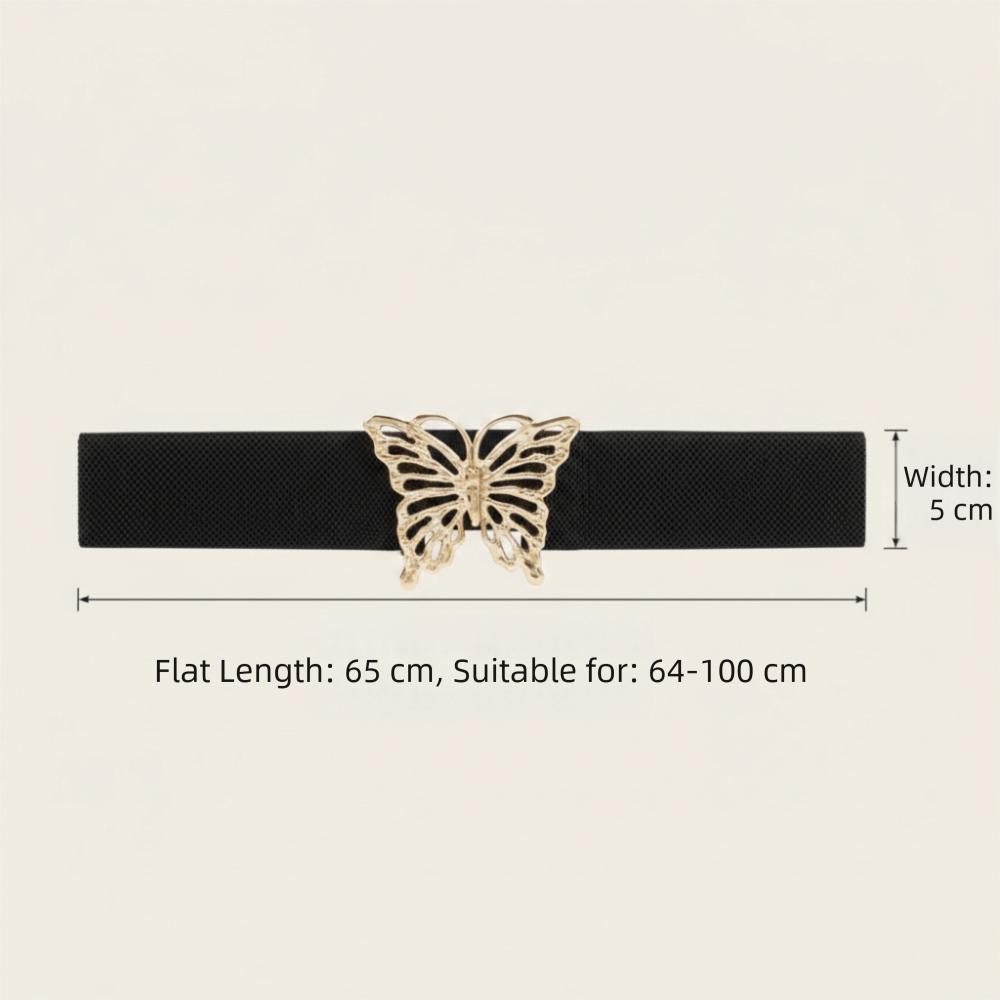 High-quality Women's Belt Hollow Butterfly Decorative Belt Trendy Waist Belt