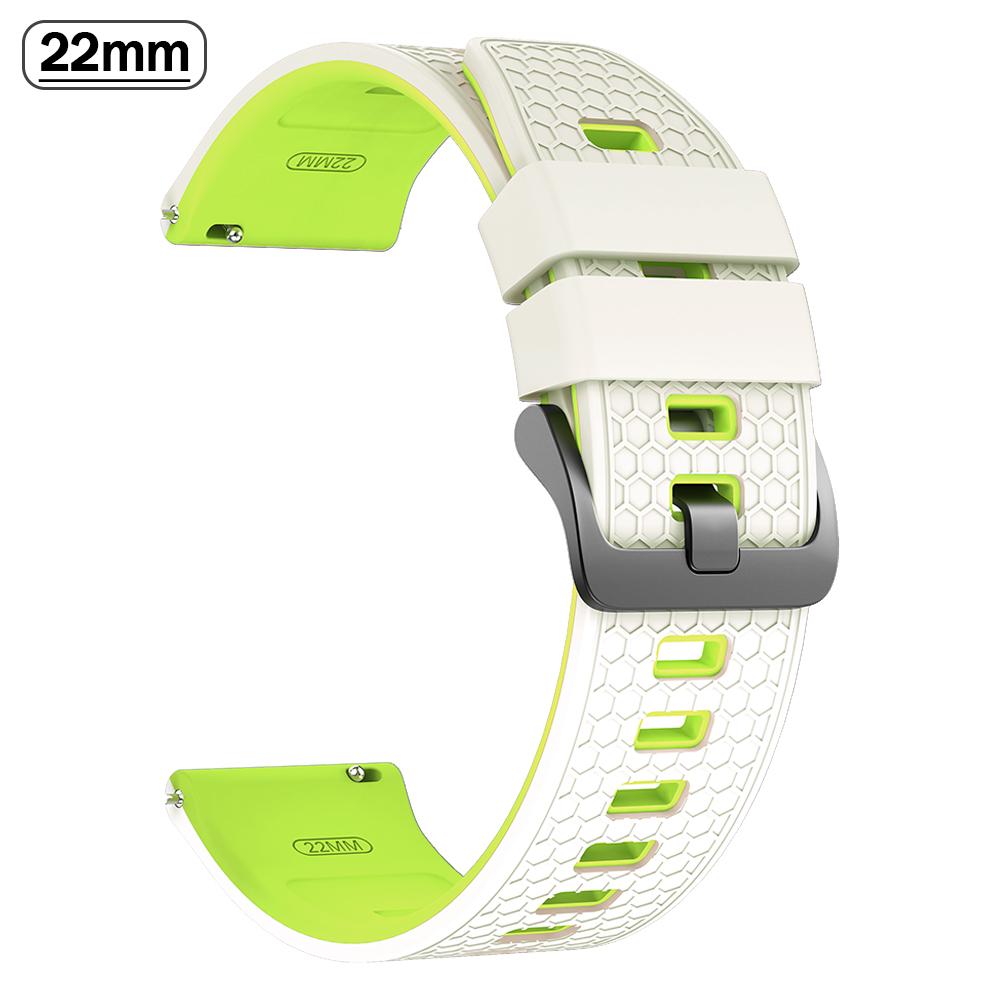 22mm Rubber Strap For Xiaomi watch 5/2 Pro/color 2/S1/2/3/ S4 Sport Mi Watch Bands For HUAWEI/Garmin WATCH Replace Soft Bracelet