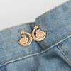 Adjustable Tightener Waist Buckle For Jeans No Sewing Required Butterfly Button Adjuster For Pants And Skirts Waist