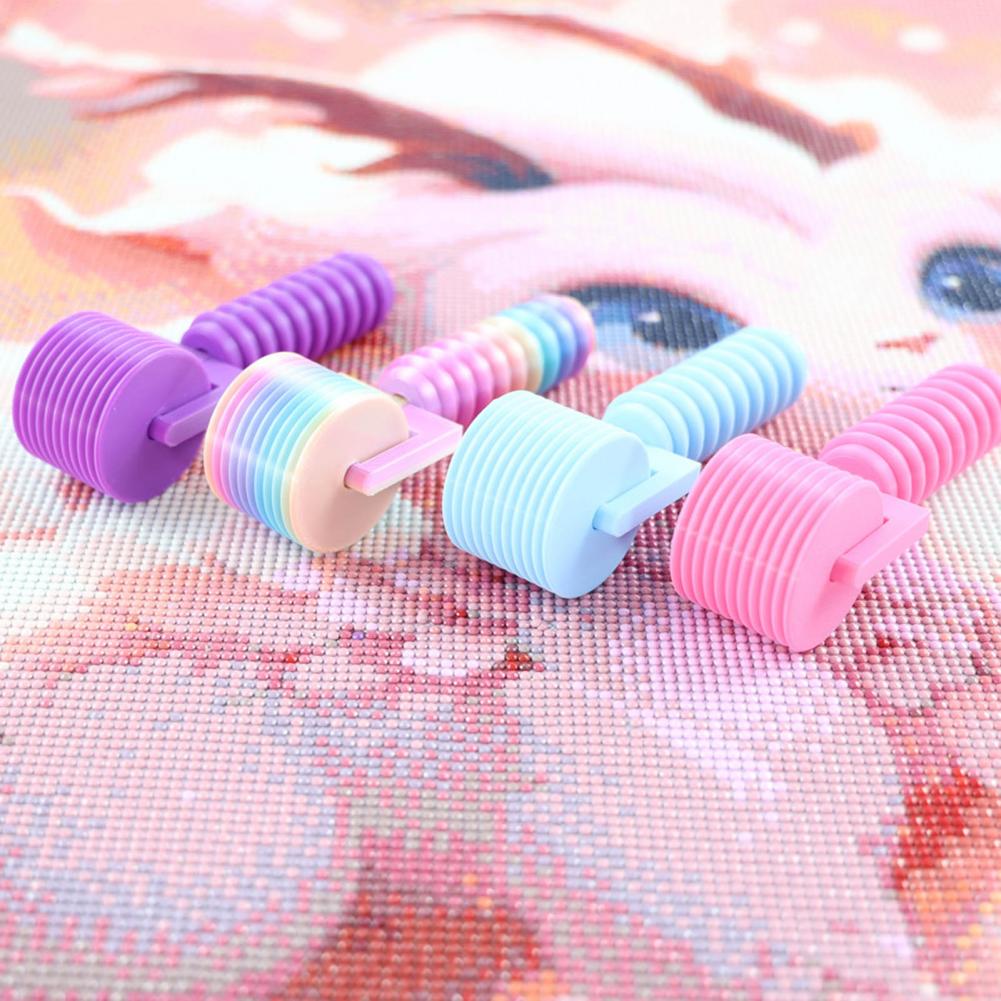 Diamond Art Roller Efficient Pressing Roller Rhinestone Embroidery Easy-Grip Hand Roller Detachable DIY Craft Tools