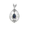 Rare Amethyst 925 Sterling Silver Pendant: Gemstone Jewelry