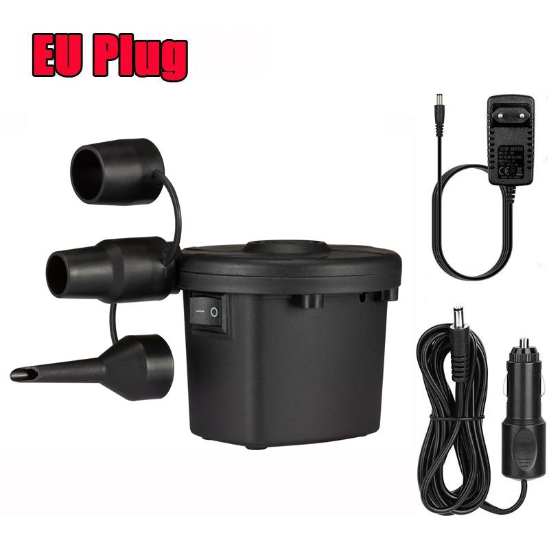 

Портативный надувной насос Электрический воздушный насос Надувной матрас Лодка Автомобиль Авто Воздушный надувной насос Для автомобиля Домашнего использования Вилка ЕС/США