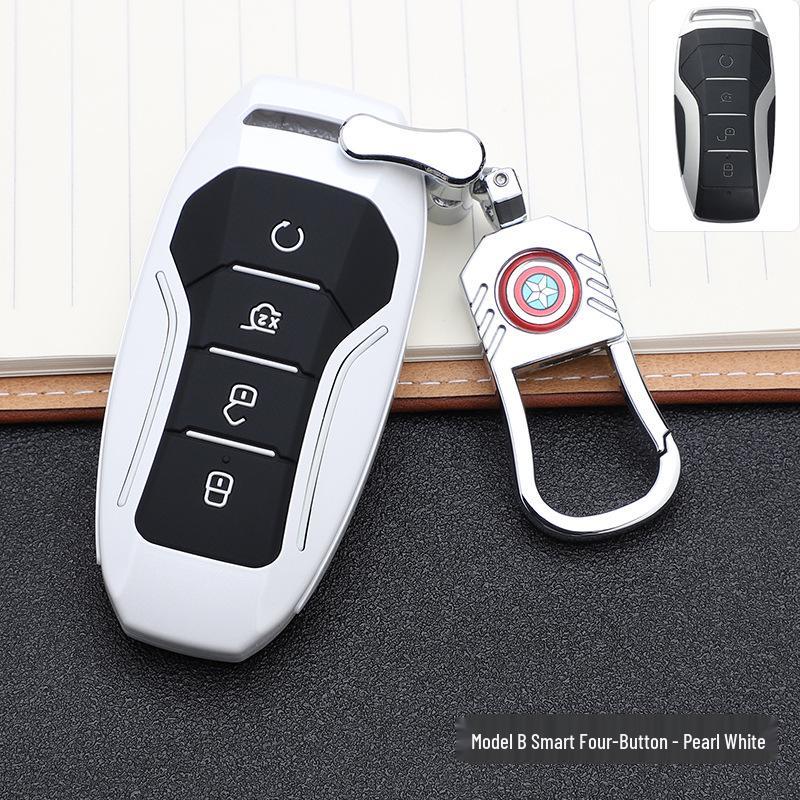 BYD Marvel Car Key Pouch - Fashionable Buckle Remote Shell & Personalized Decor