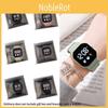 Fashionable Sporty Square Dial Women's Watch Waterproof Led Digital Display 30m Water Resistance