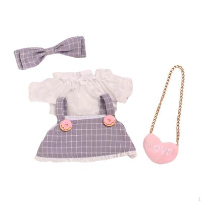 Doll Outfit for Stuffed Animals, Skirt Suit Set, Accessories Plush Toys