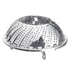 Folding Dish Steam Stainless Steel Food Bun Steamer Basket Mesh Vegetable Cooker Steamer Expandable Pannen Kitchen Tool Cooker