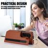 PU Leather Phone Case for Samsung Galaxy Z Fold 7 6 5 4 3 Wallet with Ring Card Holder (no Pen)