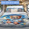 Sleeping Cartoon Bear Pattern Bedding,Quilt Set Quilt Cover Pillowcase Home Birthday Gift (1*duvet Cover+2*pillowcase,without core)ZSJT0917252