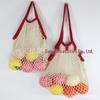 Xiaohongshu Pure Cotton Mesh Bag: Portable, Foldable Grocery Net Bag for Fruits & Vegetables