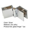 0/90/180 Degree Glass Hinge Easy To Install Door Hardware Glass Cabinet Door Hinge for Glass Door