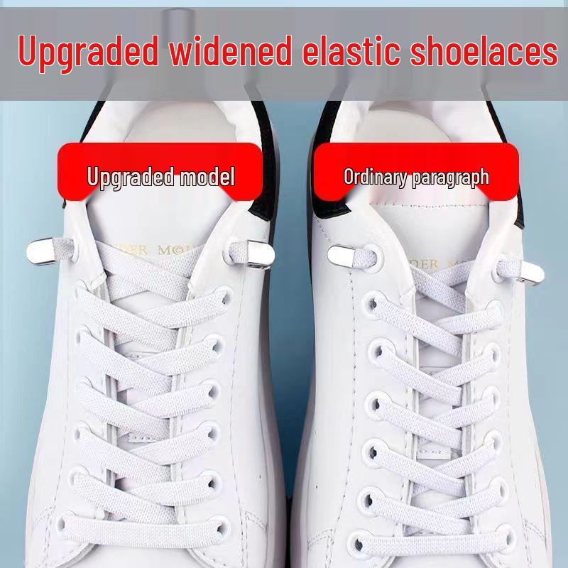 8mm Elastyczne sznurówki bez wiązania z klamrą zatrzaskową dla mężczyzn i kobiet