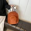 Women's Retro Cartoon Hat Backpack - Creative, Fun, Eye-Catching Student Bag for Outings