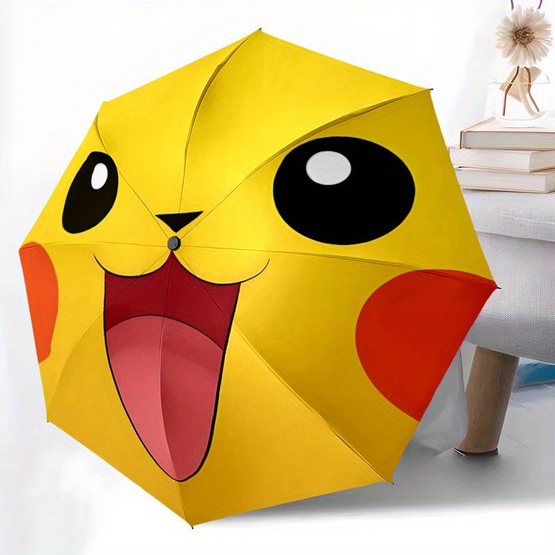 Pokémon Automatic Open/Close Umbrella Folding Umbrella,Portable Compact Perfect Gift for Birthday, Christmas0809186