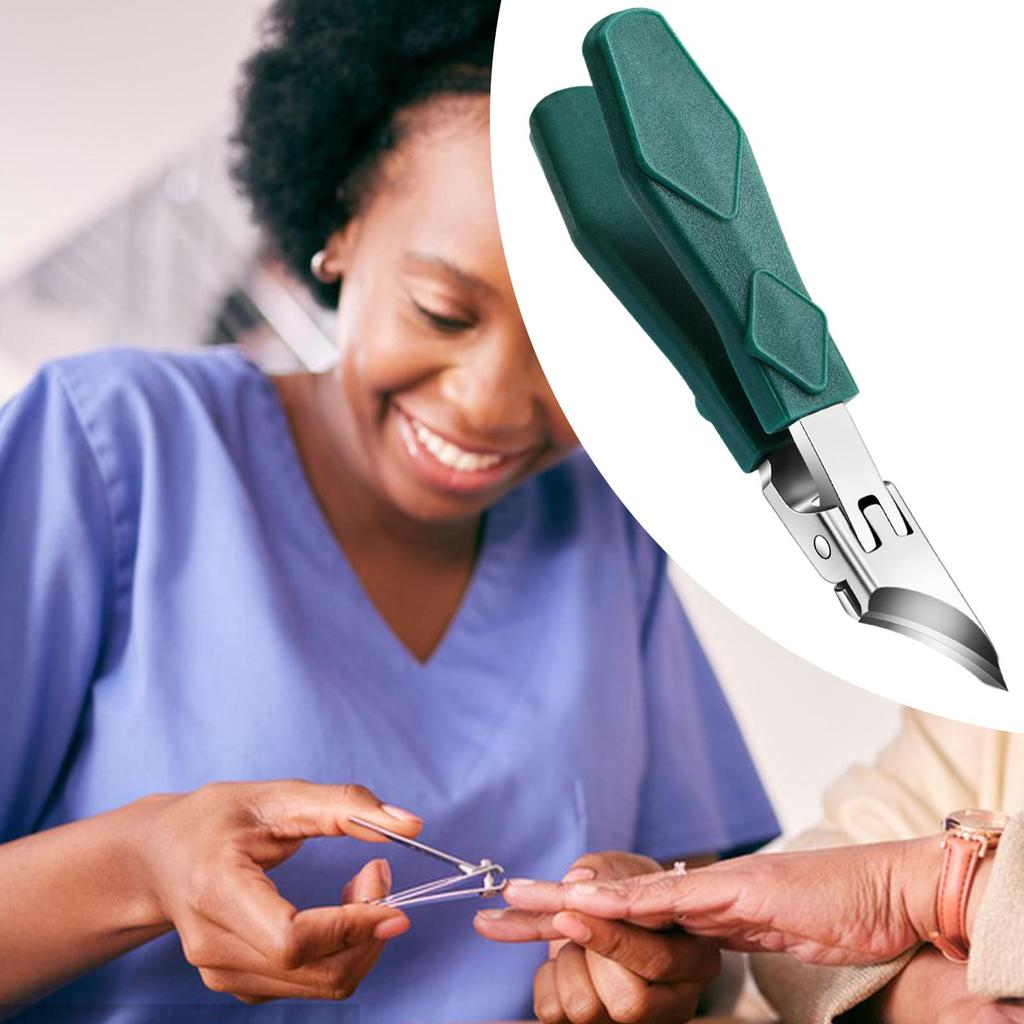 Slanted Nail Clippers Heavy Duty Anti-splash Curved Nail Clippers Pedicure Tools for Women Men Elderly Adults Kids Household