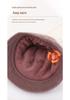 Women's Autumn/Winter Rabbit Fur Knitted Duckbill Hat for Middle-aged and Elderly
