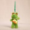Long Leg Frog Plush Keychain With Pp Cotton Filling For Girls And Boys