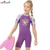 Warmer Tauchanzug für Kinder 2,5 mm dick Einteiler Badeanzug Damen Kälteschutz Schnorcheln Surfen Quallen