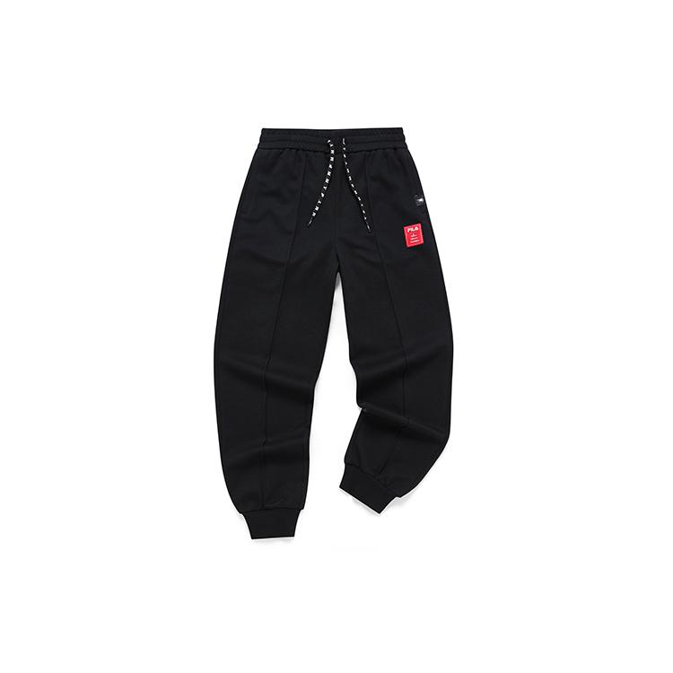 New FILA MIHARA YASUHIRO Collaboration Collection Knitted Sweatpants Women's Jet Black F11W213603F-BK