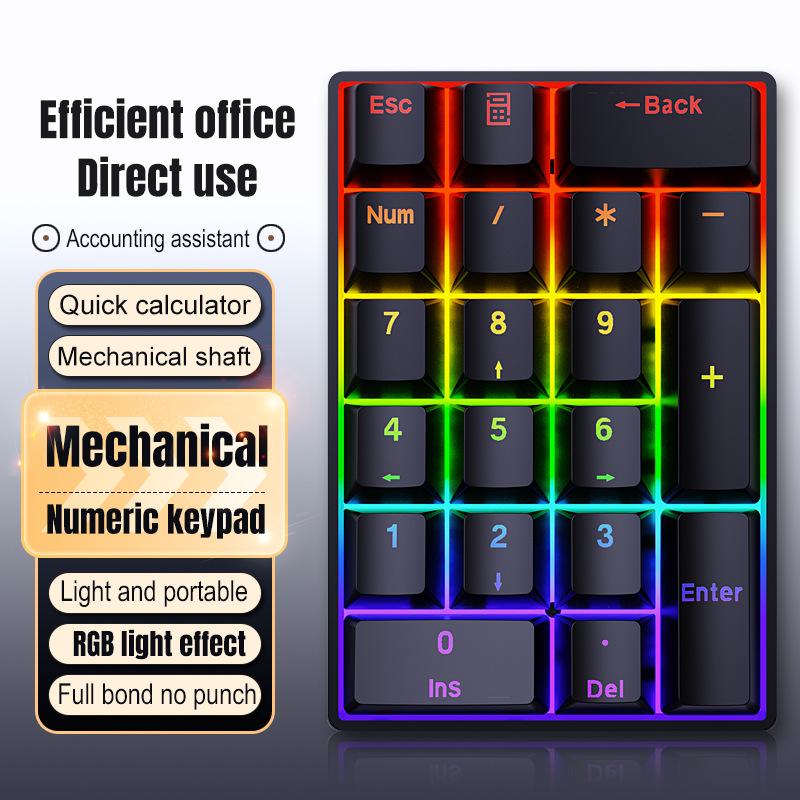 YF20 Wired 20-Key Mechanical Digital Keyboard