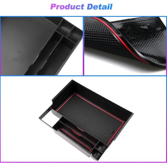 SXCY For - 2024 2025 Ford Explorer Center Console Organizer Tray FIT Ford Explorer 2024 2025 Accessories Console Tray For -2025 Ford Explorer Console