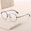 2023 Korean Style Ultra-light Titanium Round Glasses with Exquisite Crotone Temple