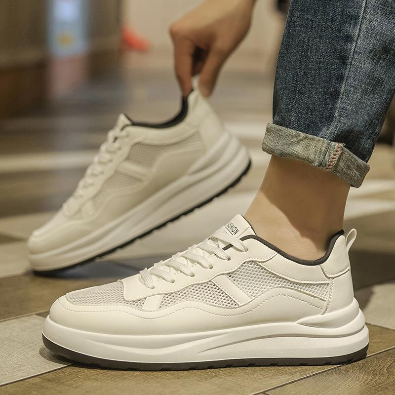 Fashion New Men's Shoes Fashion Casual Sneakers Summer Mesh Breathable Running Shoe Tenis Training Shoes for Men Lace Up Vulcanize Shoes
