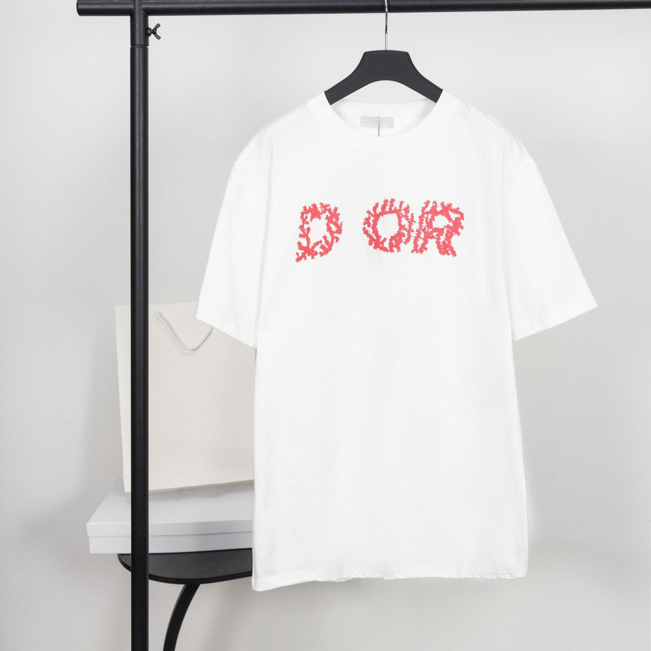 Printed Short Sleeve Crew Neck Loose Age Reduction Women s T-Shirt S белый