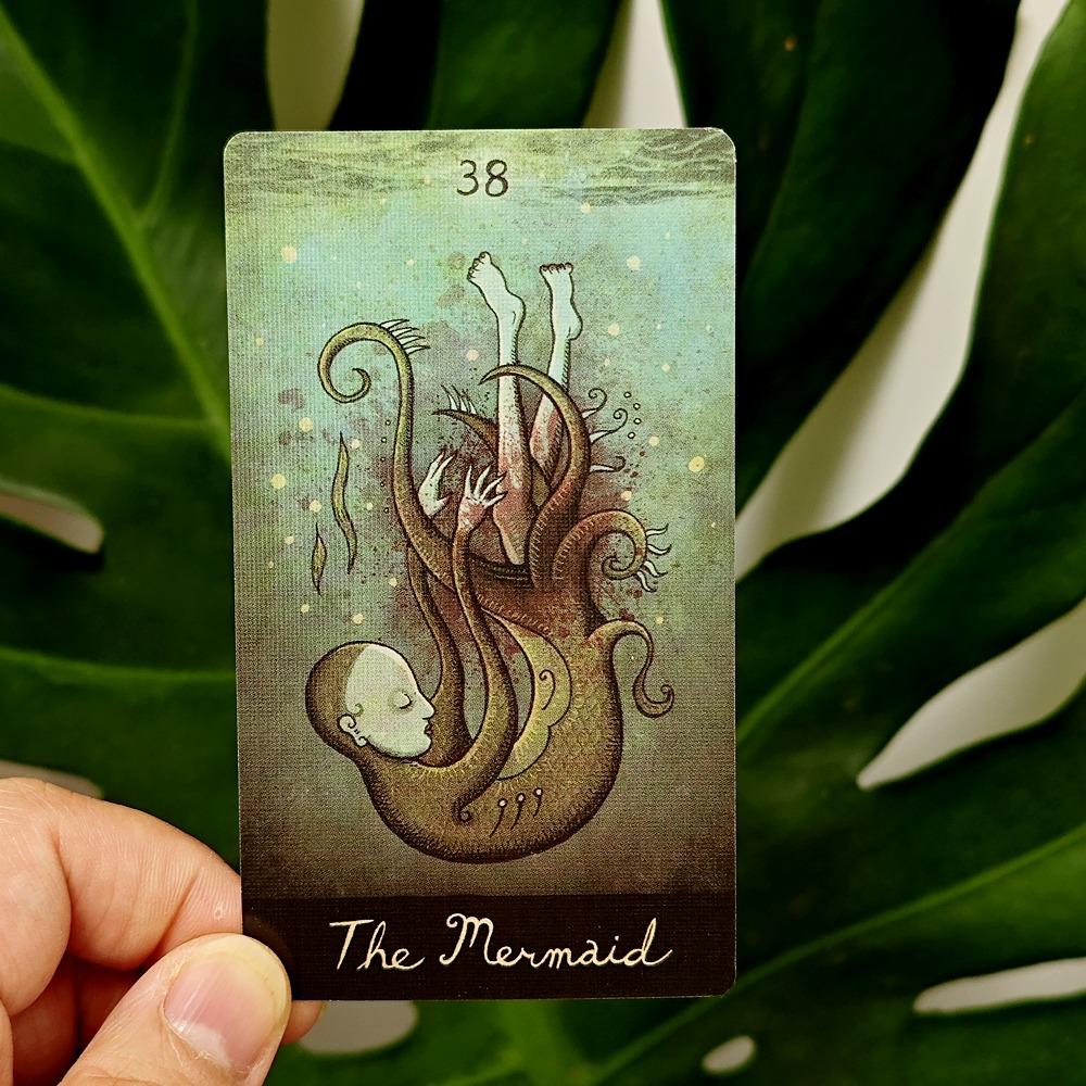 10,5*6 cm Porzuć talię wyroczni opartą na koszmarach z pamiętników snów Patricka Valenzy 52 przerażające karty wyroczni