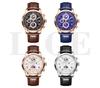 LIGE Men's Quartz Multifunctional Waterproof Watch - Three-Eye Six-Hand Design