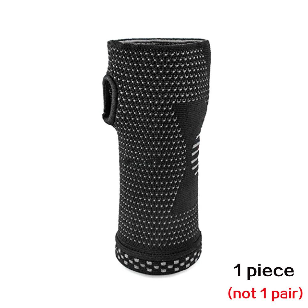 

Durable And Safe 1 Pcs Professional Wristband Sports Compression Wrist Guard Arthritis Brace Sleeve Support Elastic Palm Hand Glove For Men Women S