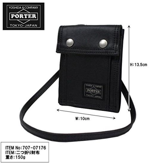 Porter Yoshida Bag Folding Wallet [FREE STYLE] 707-07176 1. Black