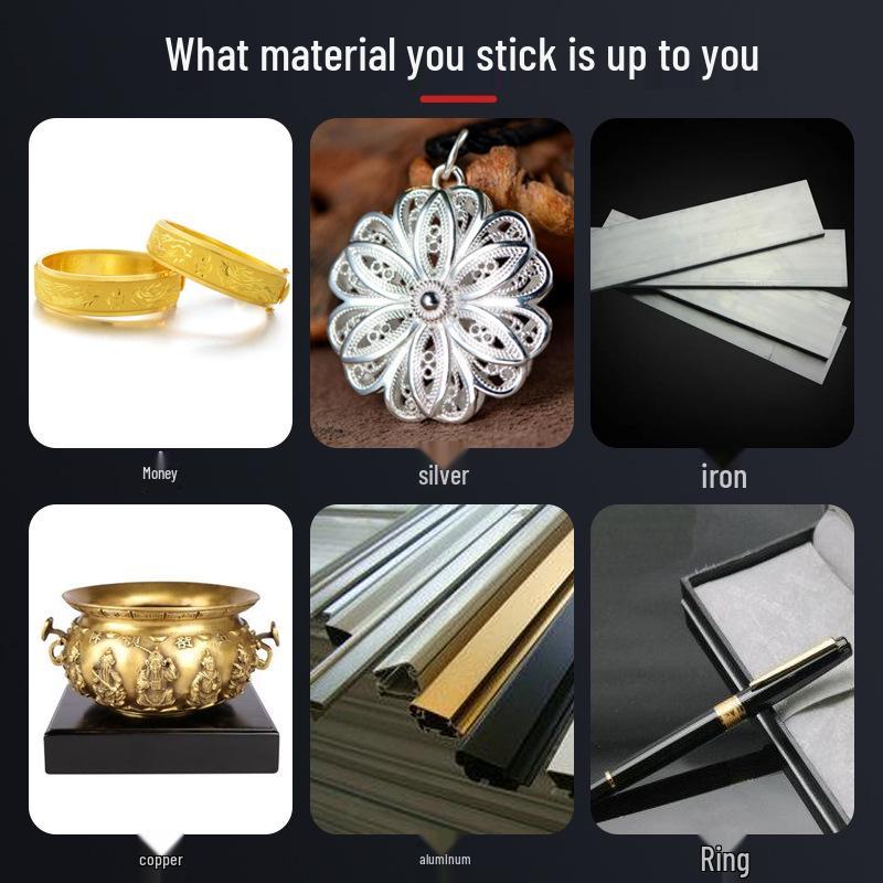 Metal Strong Universal Fast-Drying Adhesive: Multi-Functional Welding Sticks for Shoe Repair, Iron, Aluminum, Copper, and Steel.