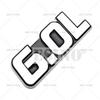 Car Styling DFETRY 3D Metal Chrome Zinc Alloy Adhensive Emblem 5.0L 5.7L 6.0L 6.2L 6.4L 7.0L Body Trunk Fender Badge Accessory