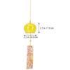 Didiseaon Set of 4 Glass Wind Hanging Balcony Wind Window Home Stylish Japanese Great Gift Idea Japanese-Style Chimes, Chimes, Decorations, Decor,
