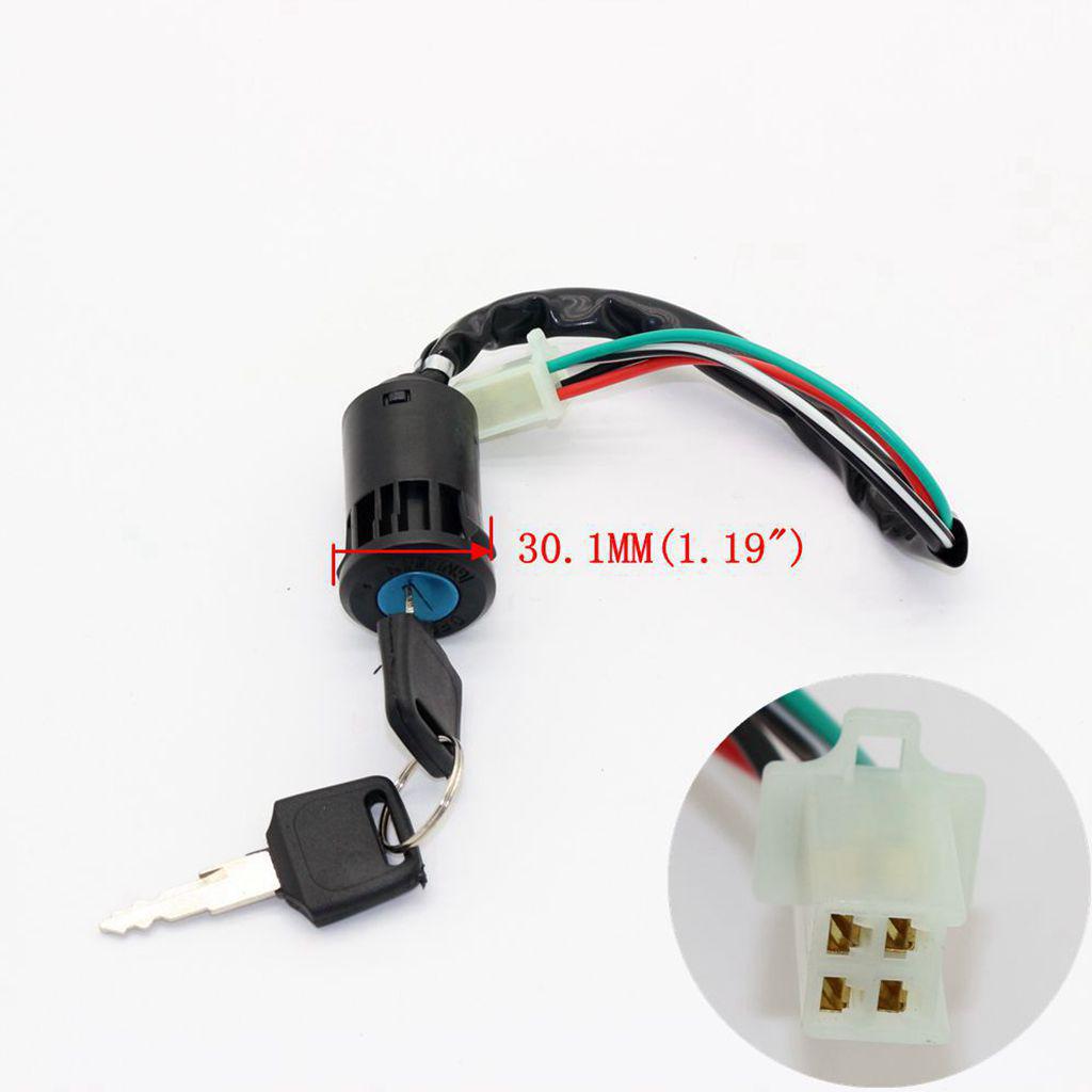 Electric Door Lock & Ignition Switch for 50-125CC ATV/Off-Road Motorcycle