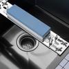 Sink Whetstone Holder 304 Stainless Steel Adjustable Sharpening Stone Base with Wing Nut for 32.5-43cm Sinks 7-23.5cm Whetstones