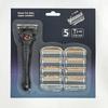 Men's Razor Set with Durable Stainless Steel, Five-Layer Ultra-Thin Blades