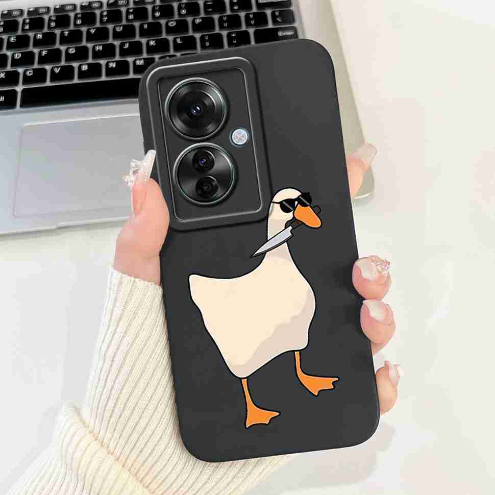 For Oppo Reno11 F 5G CPH2603 Case Cute Cartoon Printed Cherries Soft Silicone Cover For Oppo F25 Pro 5G 6.7" Phone Cases Coque