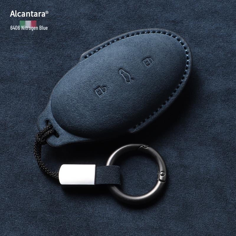 Advanced Suede Key Case for Feifan Auto R7 & F7 with Full Coverage and Big Screen Protection