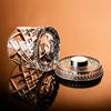 360° Rotatable Spinning Crystal Whiskey Tumbler Stress Relief Old Fashioned Glass for Scotch Spirits 280ml Crystal Whiskey Glass