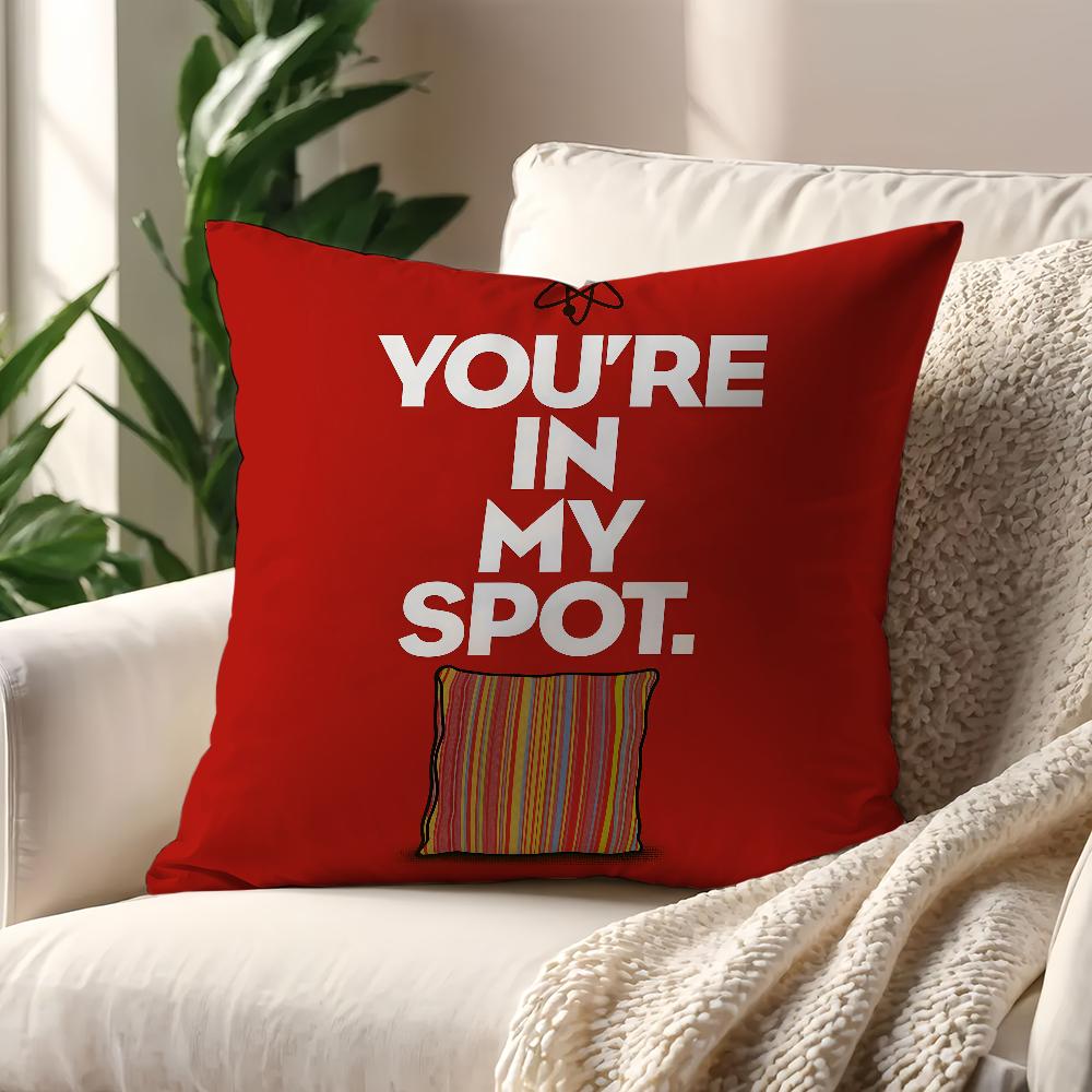 Hot TV TThe Big Bang TTheory cushion cover For Pillow Printing Sofa Decoration Home Room Coffee Shop Office Nordic Simplicity