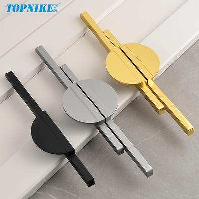 Halbmond Küchenschrankgriffe Moderne Badezimmerschrankgriffe Schwarze halbkreisförmige Kommodenschubladengriffe 160mm Lochabstand