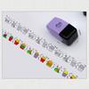Cartoon Rolling Stamp Self-Ink Non-Reusable Scrapbooking Stationery Stamp Diy Filling Color Tools Pre-Student Kindergarten Toy