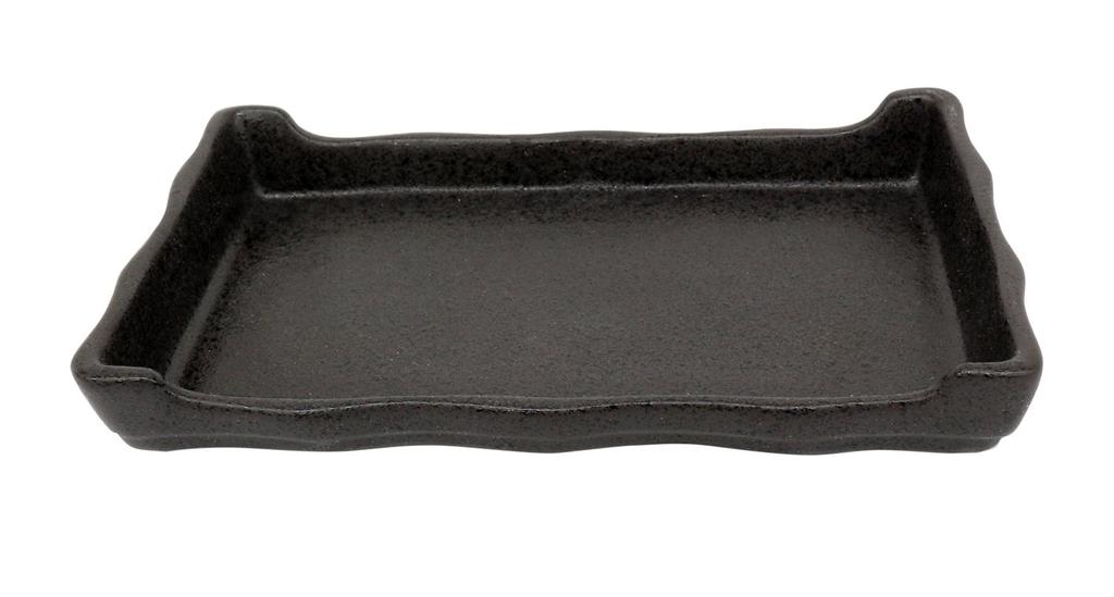 Castle Enterprise Mino Ware Japanese Cafe Series [Oden & Yakitori Plates] Yuteki Tenmoku Pattern, Set of 10