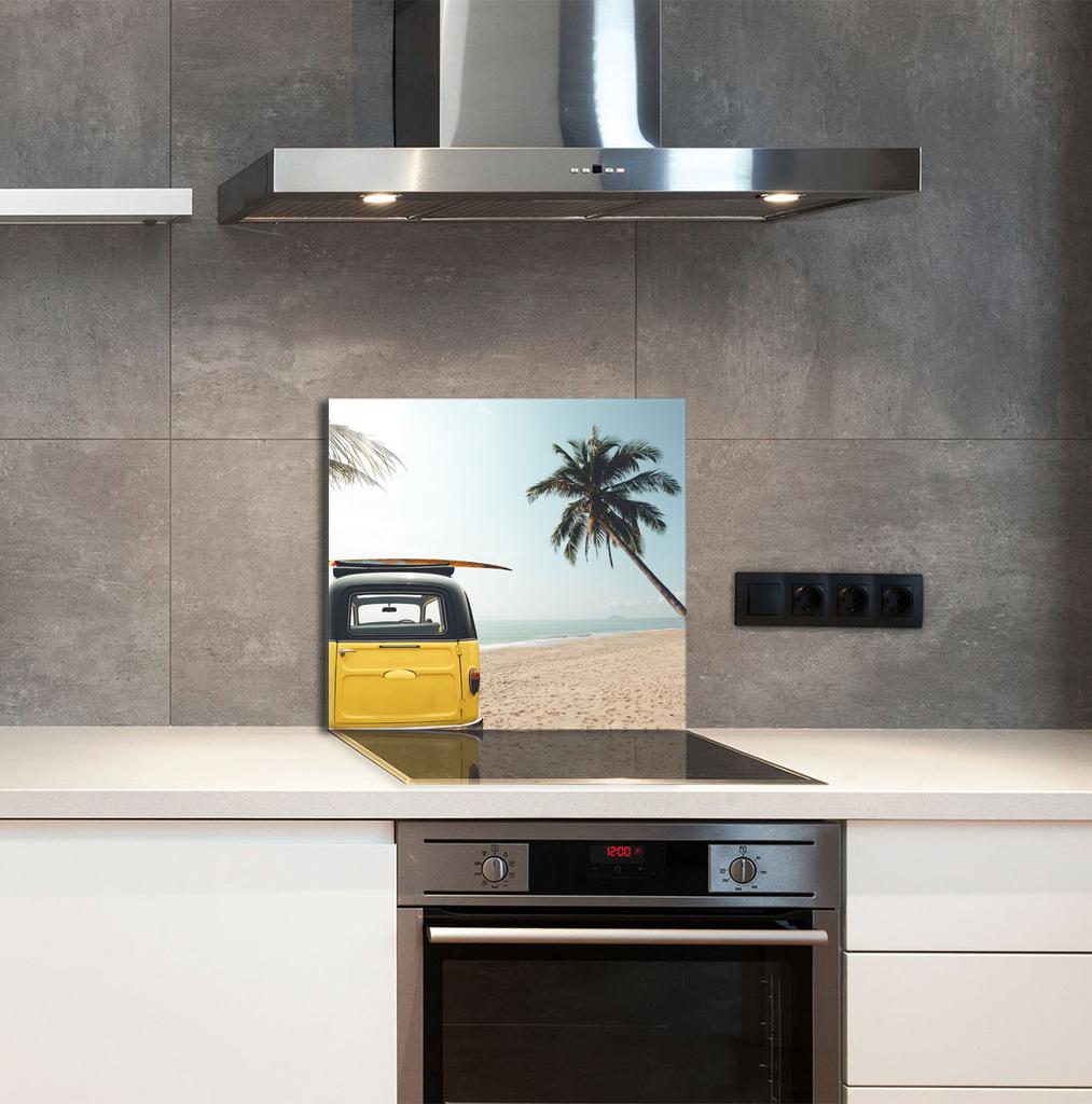 PANEL SZKLANY DO KUCHNI 65x60 Auto