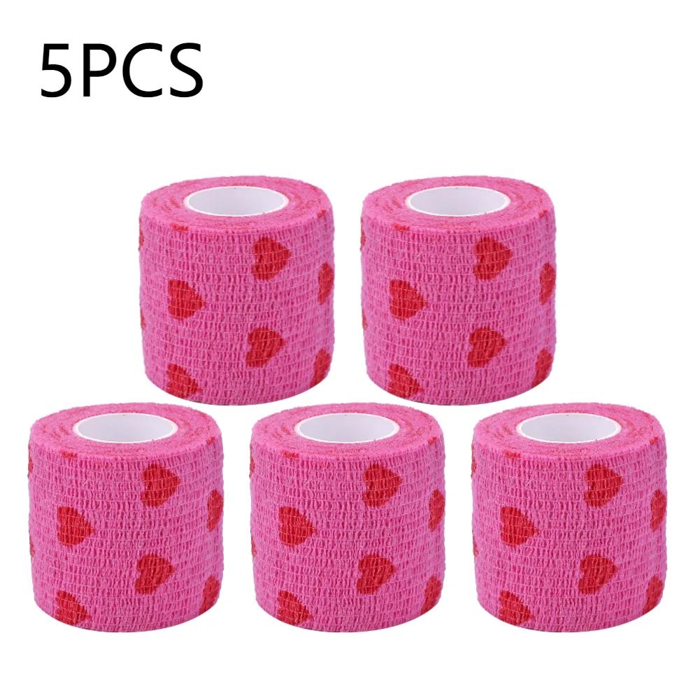 2/5/10 шт. Самоклеящиеся эластичные бинты для защиты лап домашних животных (собак и кошек), медицинские бинты, нетканые когезивные бинты