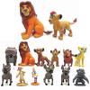 12 pezzi/set Giocattoli La Guardia del Re Leone, Action Figure Re Leone, Set Giocattoli Personaggi Animali Decorazione Scrivania Casa