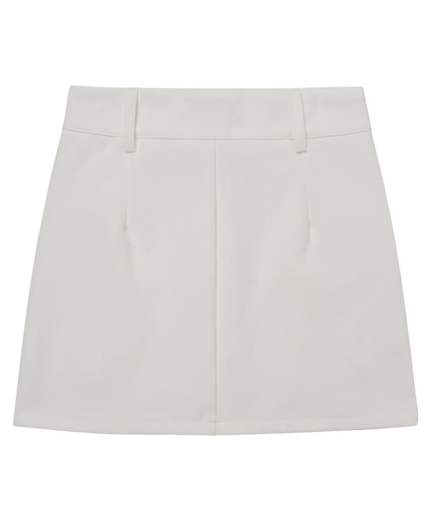 CNVS Soft Mini Skirt_White